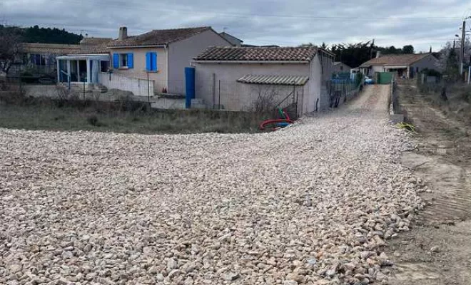 Travaux d'aménagement paysager, Saint-Chinian, Occitanie Terrassement