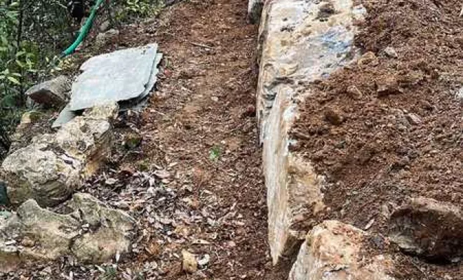 Travaux d'aménagement paysager, Saint-Chinian, Occitanie Terrassement