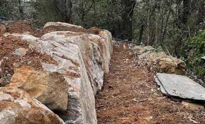 Travaux d'aménagement paysager, Saint-Chinian, Occitanie Terrassement