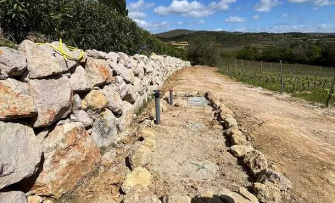 Travaux d'aménagement paysager, Saint-Chinian, Occitanie Terrassement