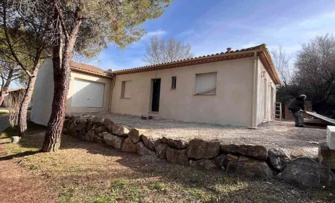 Travaux d'aménagement paysager, Saint-Chinian, Occitanie Terrassement